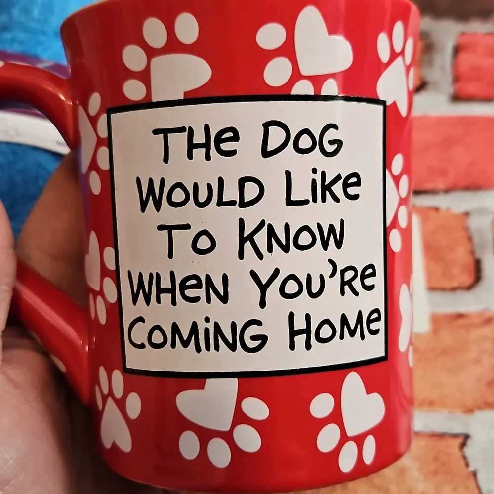 Coffee Mug Dog Toy Gift Set